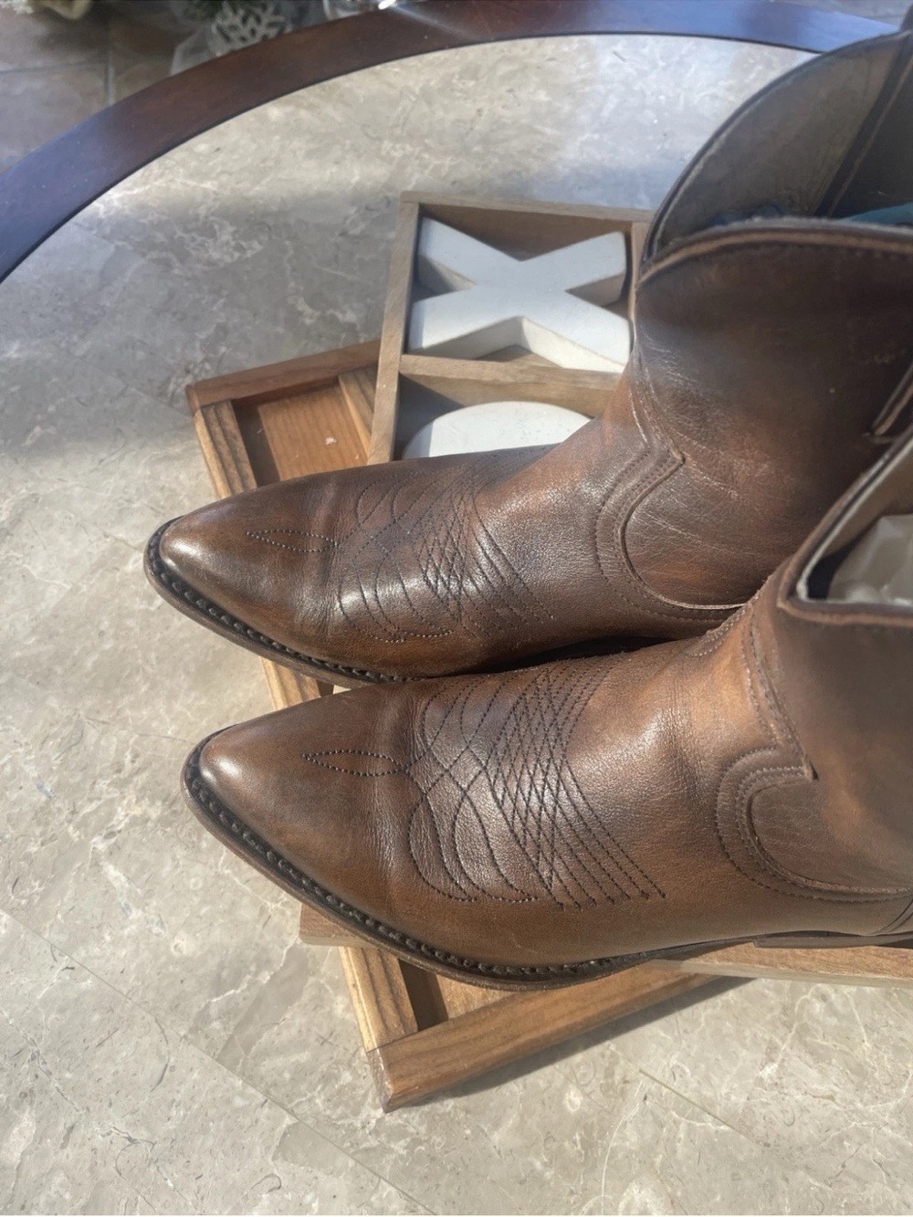Frye Billy Pull-On Leather  Boots 7.5 $379 - Picture 10 of 13